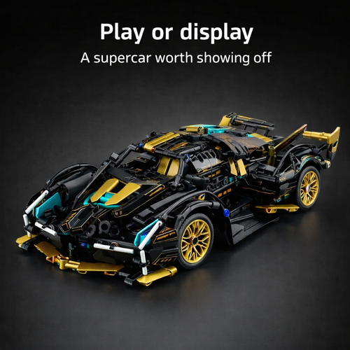 BLOTIM® Remote-Controlled Supercar Building Kit